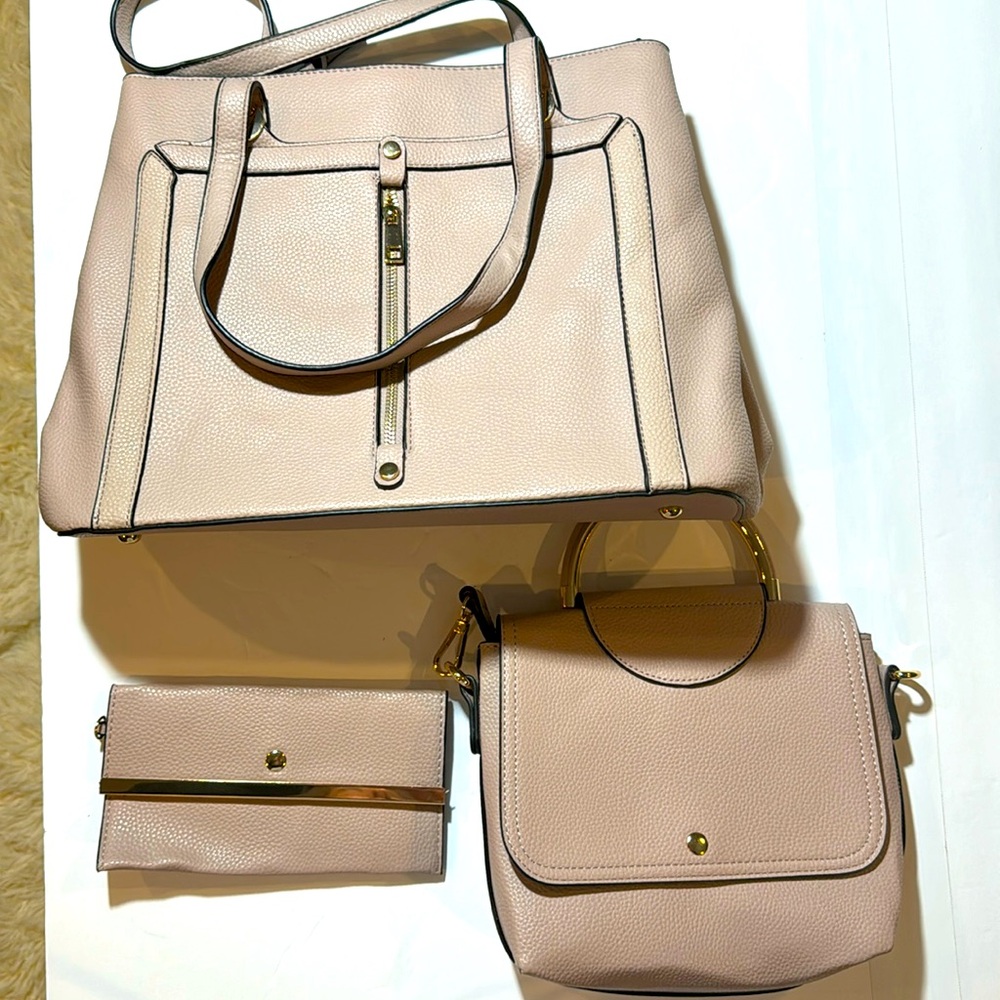 3 pcs Handbag ~ New / never used